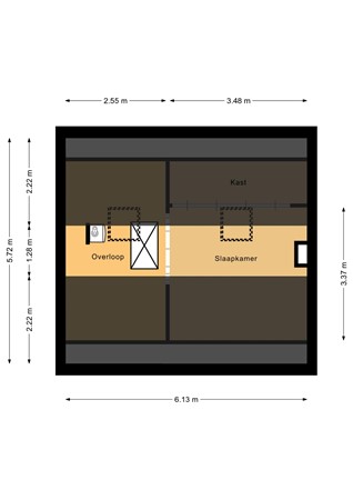 Burgemeester Elkhuizenlaan 48, 4661 CL Halsteren - Tweede verdieping - 2D.jpg