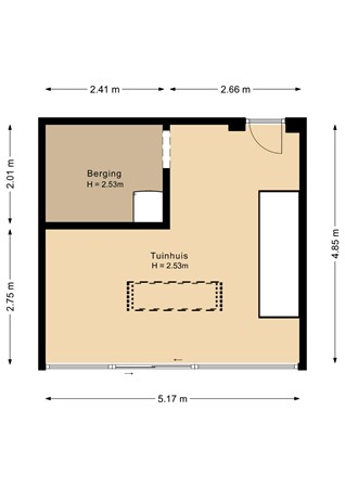 Ouderdinge 11, 4617 NL Bergen op Zoom - Tuinhuis - 2D.jpg