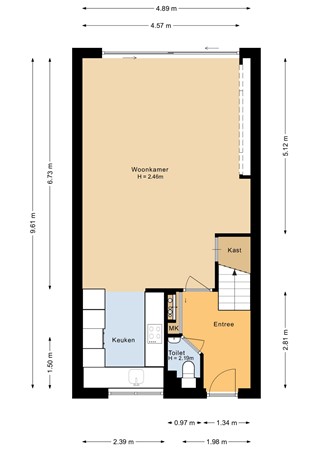 Princesseplaat 24, 4617 LB Bergen op Zoom - Begane grond - 2D.jpg