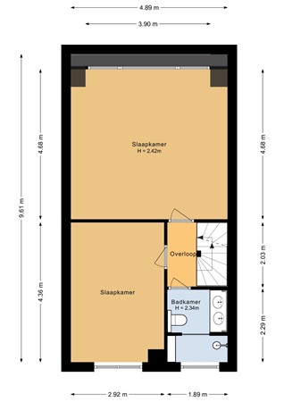 Princesseplaat 24, 4617 LB Bergen op Zoom - Eerste verdieping - 2D.jpg