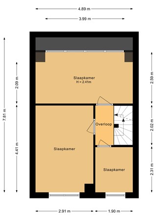 Princesseplaat 24, 4617 LB Bergen op Zoom - Tweede verdieping - 2D.jpg