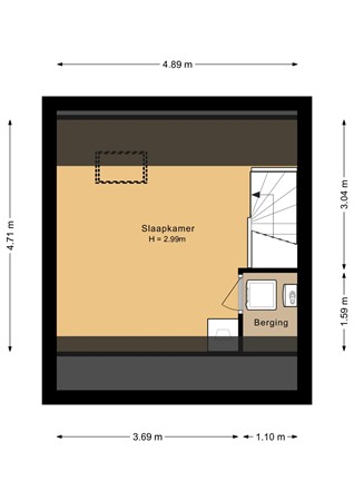 Princesseplaat 24, 4617 LB Bergen op Zoom - Derde verdieping - 2D.jpg