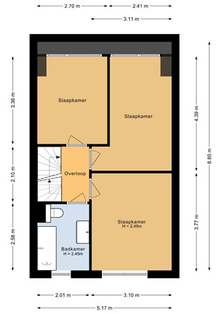 Bachlaan 16, 3706 BC Zeist - Eerste verdieping - 2D.jpg.jpeg