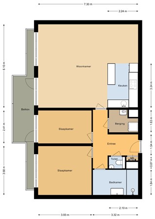 Boeieraak 44, 4617 GB Bergen op Zoom - Appartement - 2D.jpg