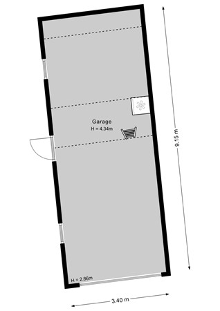Molenstraat 10, 4698 BC Oud-Vossemeer - Garage - 2D.jpg