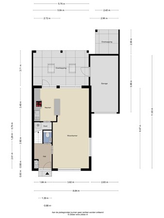 Haverstoppel 11, 6109 AS Ohé en Laak - begane grond.jpg