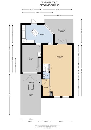 Tormentil 7, 5803 KV Venray - Begane Grond - 2D.jpg