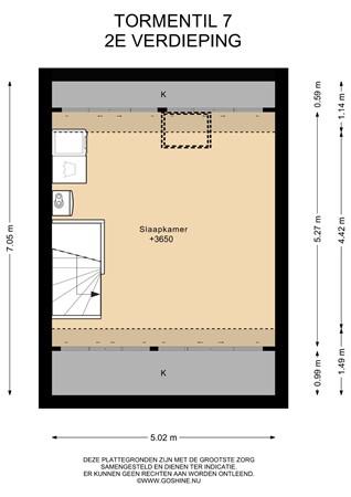 Tormentil 7, 5803 KV Venray - 2E Verdieping - 2D.jpg