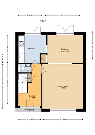 Zandstraat 31, 5913 TG Venlo - Begane grond - 2D.jpg
