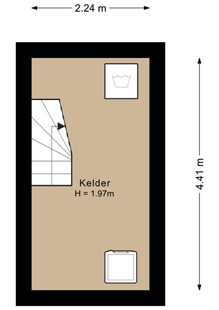 Zandstraat 31, 5913 TG Venlo - Kelder - 2D.jpg