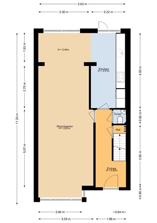 Oranjestraat 5, 5913 SX Venlo - Begane grond - 2D.jpg