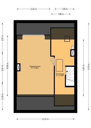 Oranjestraat 5, 5913 SX Venlo - Tweede verdieping - 2D.jpg