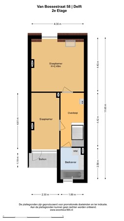 Van Bossestraat 58, 2613 CS Delft - 154609626_van_bossestraat_2e_etage_first_design_20240319_3646fb.jpg