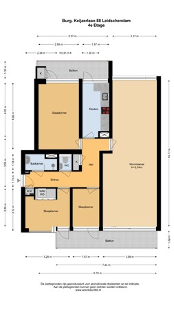 Burgemeester Keijzerlaan 88, 2262 BL Leidschendam - 187586635_burg_keijzerla_4e_etage_first_design_20260708_186213.jpg