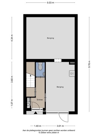 Floorplan - Groot Berkenbos 22, 1974 TB IJmuiden