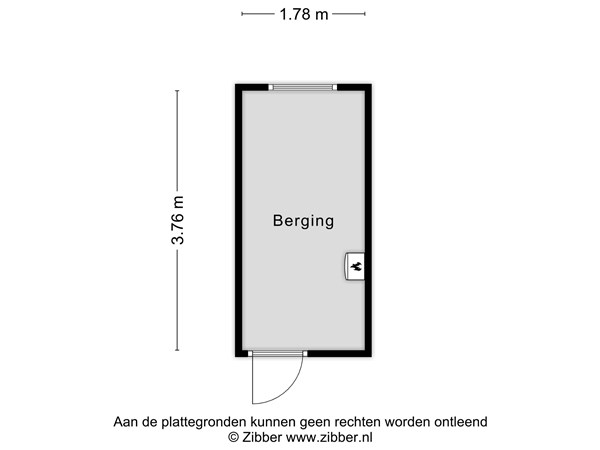 Floorplan - Beethovenstraat 30, 1962 EM Heemskerk
