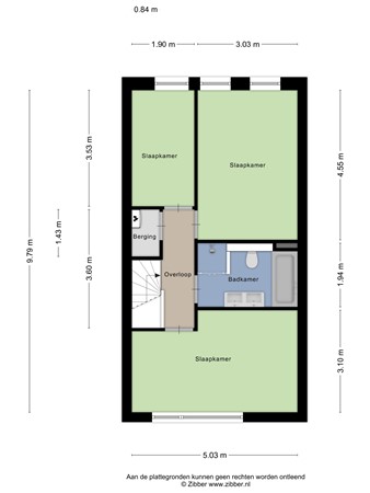 Floorplan - Groot Berkenbos 24, 1974 TB IJmuiden