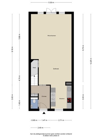 Floorplan - Hevel 5, 1967 JC Heemskerk