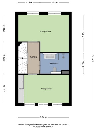 Floorplan - Hevel 5, 1967 JC Heemskerk