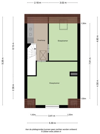Floorplan - Hevel 5, 1967 JC Heemskerk