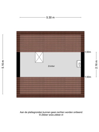 Floorplan - Hevel 5, 1967 JC Heemskerk