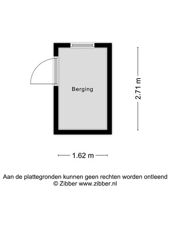 Floorplan - Rossinistraat 440, 1962 PD Heemskerk