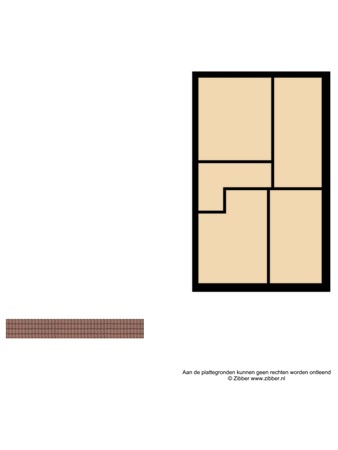 Floorplan - Groenelaan 12, 1942 EG Beverwijk