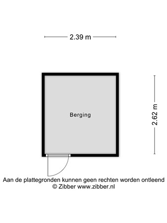 Floorplan - Heemskerkerweg 189, 1945 TG Beverwijk