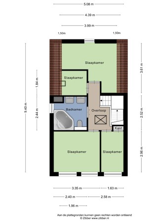 Geestersingel 19, 1815 BA Alkmaar - 481429_2D_Eerste_Verdieping_Geestersingel_19_Alkmaar_02.jpg
