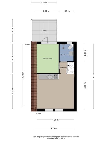 Prins Hendrikstraat 92A, 1501 AV Zaandam - 470150_2D_Eerste_verdieping_Prins_Hendrikstraat_92_A_Zaanstad_02.jpg