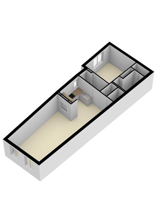 Floorplan - Begijnenhofstraat 2B, 6131 EX Sittard