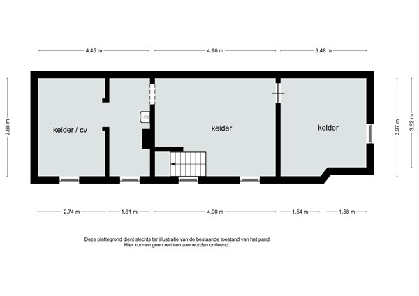 Floorplan - Gouverneur van Hövellstraat 14, 6131 KD Sittard