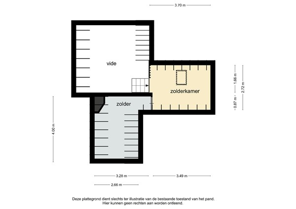 Floorplan - Gouverneur van Hövellstraat 14, 6131 KD Sittard