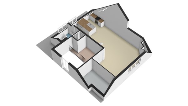 Floorplan - Gouverneur van Hövellstraat 14, 6131 KD Sittard