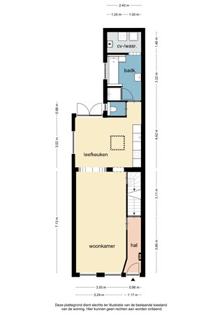 Floorplan - Kerkhoflaan 34, 6163 TH Geleen