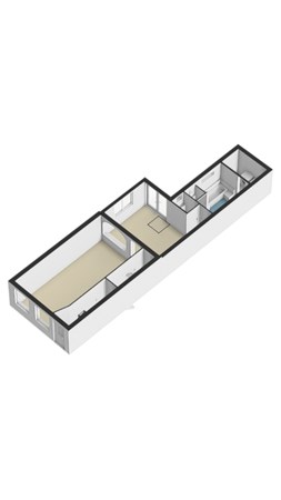 Floorplan - Kerkhoflaan 34, 6163 TH Geleen