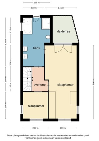 Floorplan - Vouerweg 35, 6136 AK Sittard