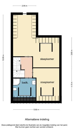 Floorplan - Vouerweg 35, 6136 AK Sittard