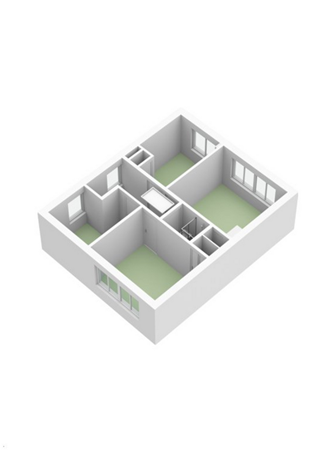 Floorplan - Napoleonbaan Noord 124, 6163 VH Geleen