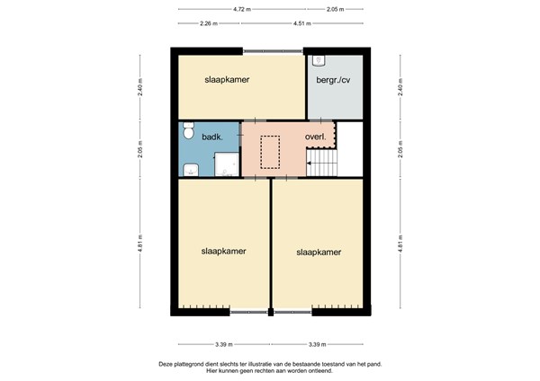 Floorplan - Marcus Aurelius 23, 6121 NX Born