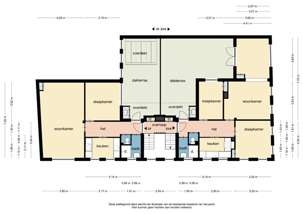 Floorplan - Markt 51, 6161 GK Geleen