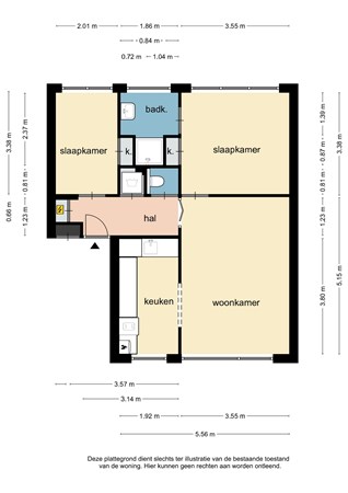 Floorplan - Kruisberghof 21, 6444 CW Brunssum