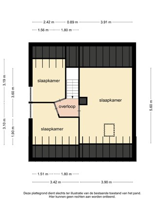 Floorplan - Veestraat 36, 6134 VJ Sittard