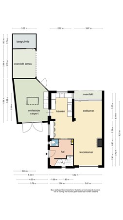 Floorplan - Rubensstraat 36, 6165 TR Geleen