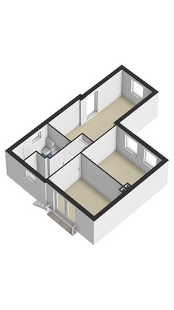 Floorplan - Rubensstraat 36, 6165 TR Geleen