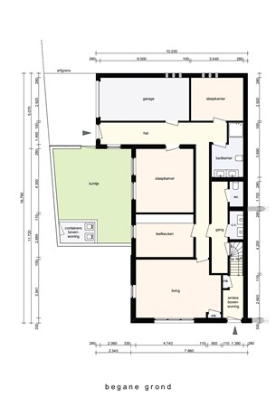 Floorplan - Henric van Veldekestraat 68, 6136 JC Sittard