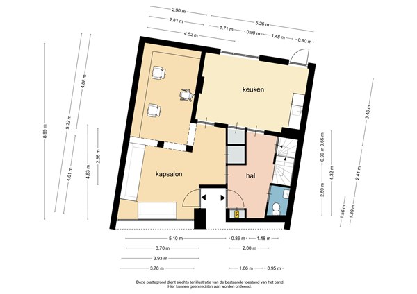 Floorplan - Hoofdstraat 35, 6431 LB Hoensbroek