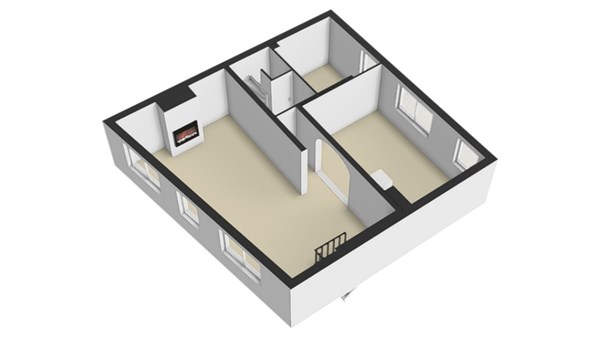 Floorplan - Hoofdstraat 35, 6431 LB Hoensbroek