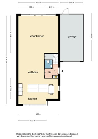 Floorplan - van Ruysdaelstraat 16, 6445 XK Brunssum