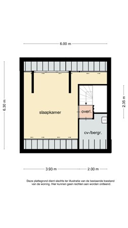 Floorplan - van Ruysdaelstraat 16, 6445 XK Brunssum